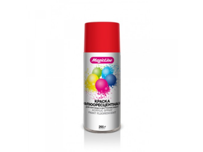 Краска красная флюорисцентная (265г), 1010 MagicLine от MAGICLINE Краска красная флюорисцентная (265г), 1010 MagicLine