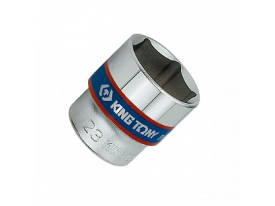 Головка торцевая стандартная шестигранная 3/8", 18 мм, KING TONY