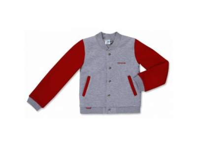 Детская куртка-бомбер Toyota Boys Bomber, Grey - Red, артикул TMDR22B128 от Toyota Детская куртка-бомбер Toyota Boys Bomber, Grey - Red, артикул TMDR22B128